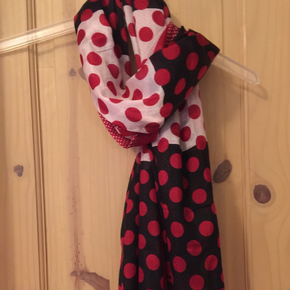 Polka Dot Scarf